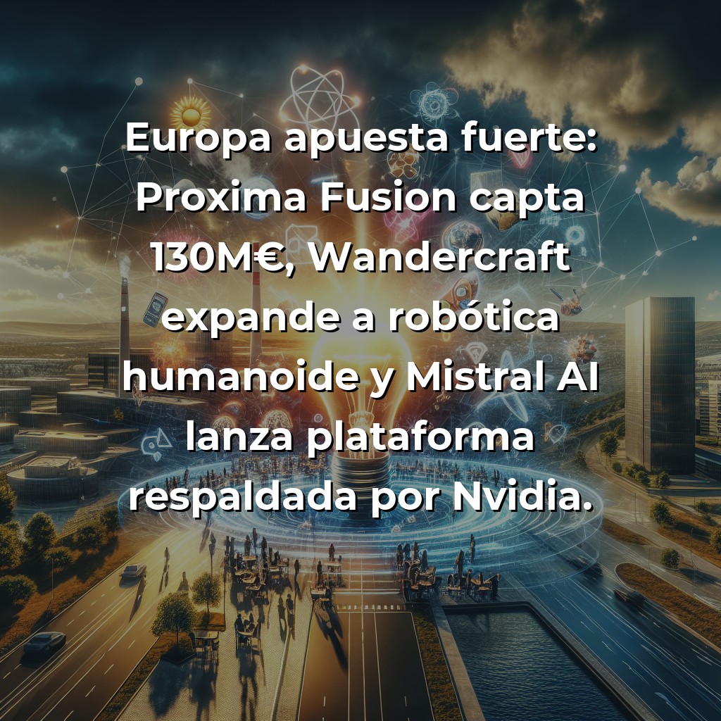 Startup News 2025-06-12: Proxima Fusion, Wandercraft, Mistral AI y OneBalance lideran la innovación tecnológica global - El ecosistema español alcanza récord de 5.010 startups mientras Europa y Latinoamérica aceleran en fusión nuclear, IA soberana y fintech inclusiva - Carousel Image