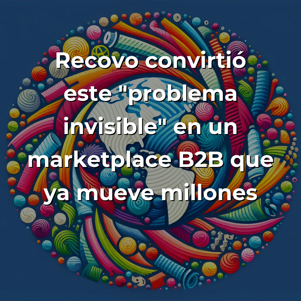 Recovo: La Startup que Convierte el Desperdicio Textil en Negocio Circular - Esta startup barcelonesa ha creado el marketplace que faltaba para monetizar los excedentes de la industria textil - Carousel Image