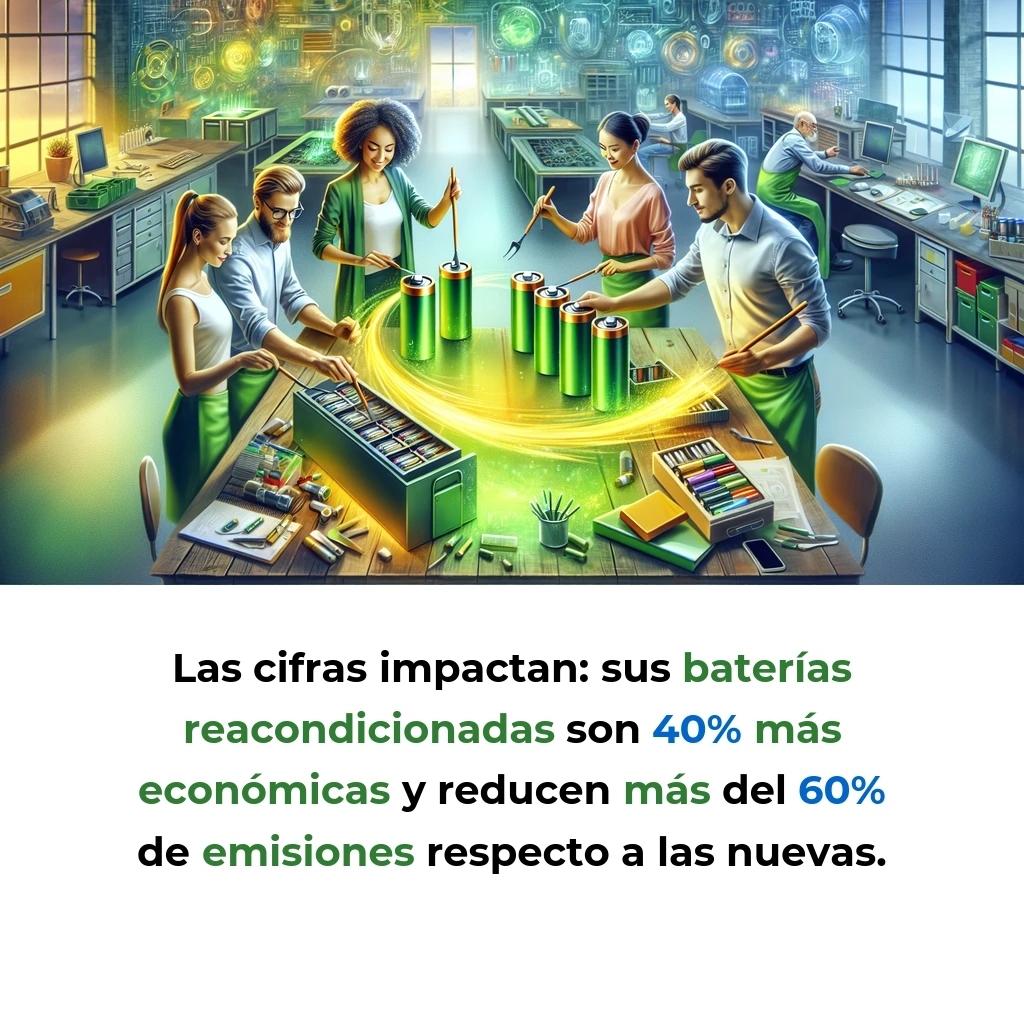 Revive Batteries: La Startup Española que Convierte Baterías Usadas en Oro Verde - Cómo cuatro emprendedores están revolucionando el reciclaje de baterías con economía circular y tecnología limpia - Carousel Image