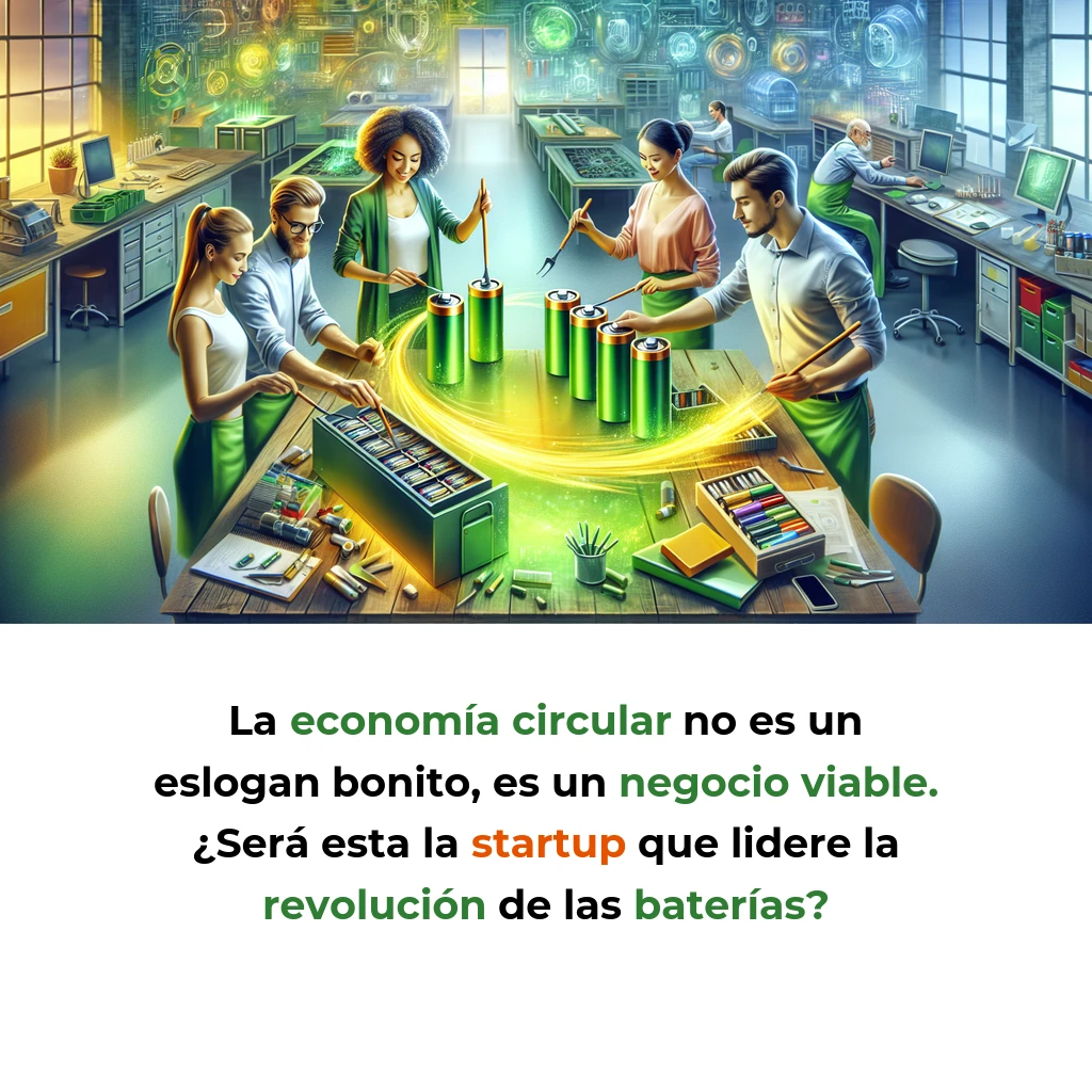 Revive Batteries: La Startup Española que Convierte Baterías Usadas en Oro Verde - Cómo cuatro emprendedores están revolucionando el reciclaje de baterías con economía circular y tecnología limpia - Carousel Image