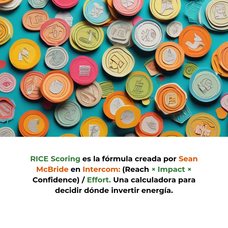 RICE Scoring: La fórmula matemática que usan las startups para elegir qué proyectos hacer primero - Cómo convertir decisiones difíciles en matemáticas simples con el método que creó Intercom - Carousel Image