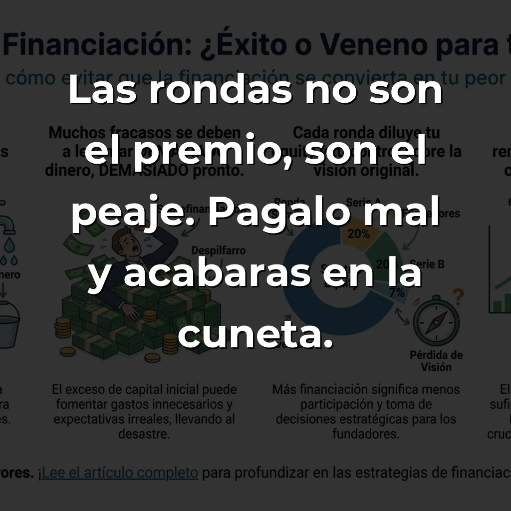 Por qué las rondas de financiación pueden ser el veneno que mate tu startup (y cómo evitarlo) – Carousel Image