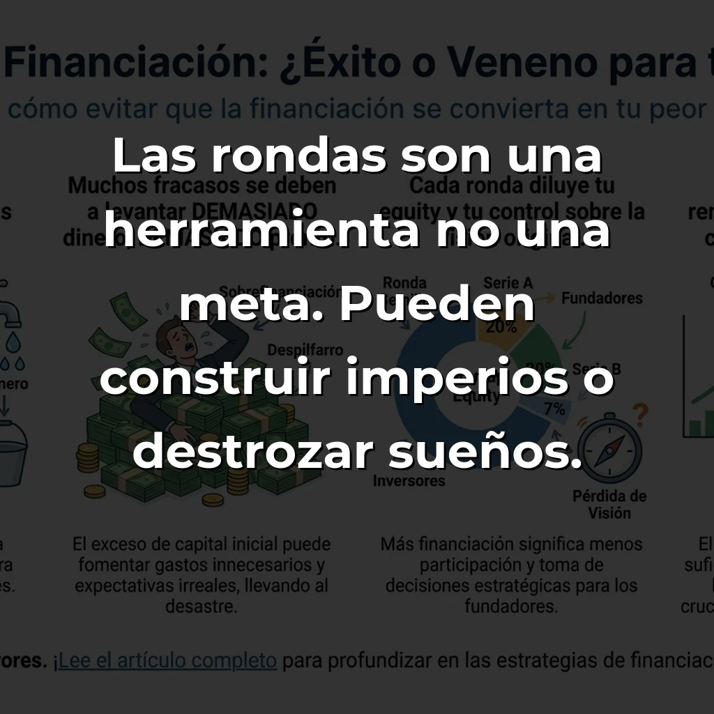 Por qué las rondas de financiación pueden ser el veneno que mate tu startup (y cómo evitarlo) – Carousel Image