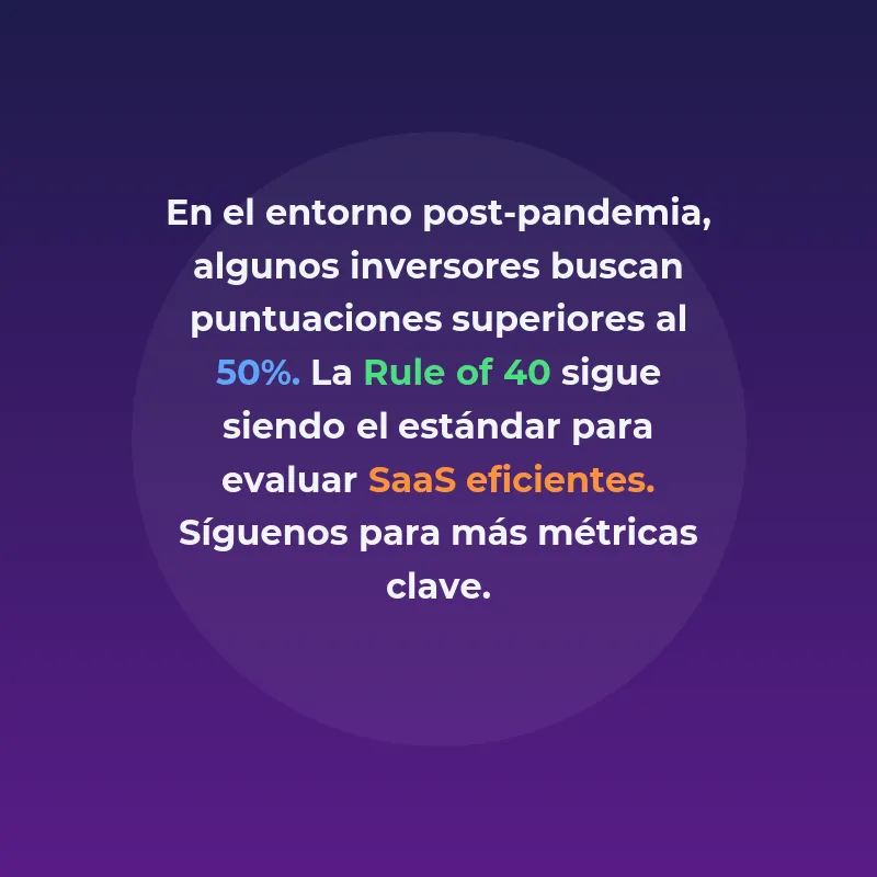 Rule of 40: La métrica esencial para equilibrar crecimiento y rentabilidad en startups SaaS - Cómo esta regla simple se ha convertido en el estándar para evaluar la salud financiera de empresas tecnológicas - Carousel Image