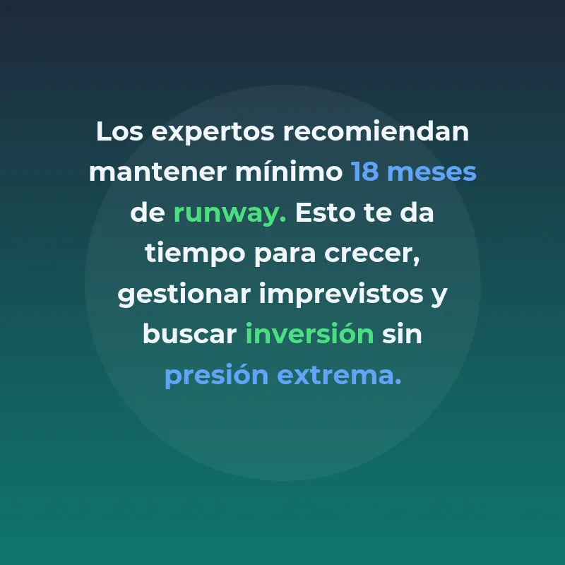 Runway en startups: la métrica que determina la supervivencia empresarial - Cómo calcular y gestionar el tiempo de vida financiera de tu empresa - Carousel Image