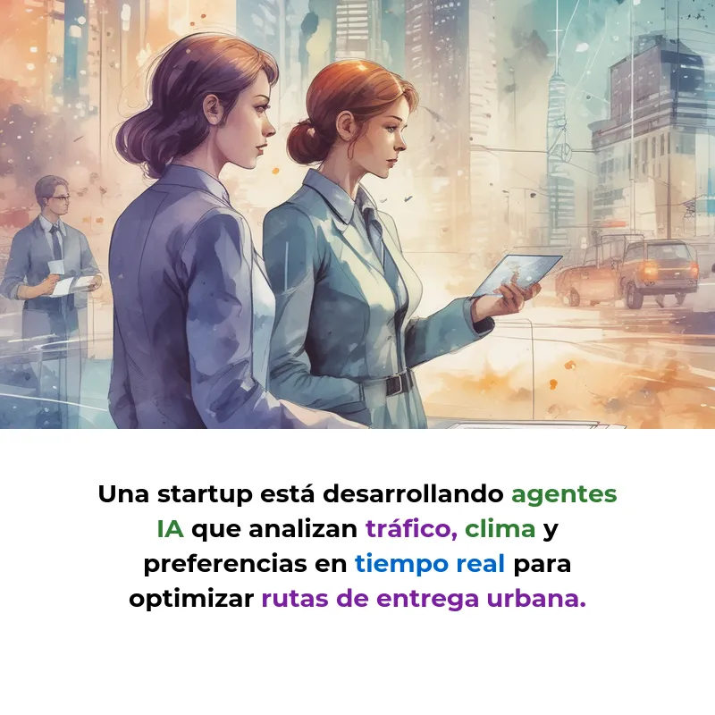 Idea SaaS: Agentes IA que optimizan rutas de delivery y reducen retrasos un 25% - Una plataforma que usa inteligencia artificial para encontrar las mejores rutas de entrega urbana, evitando atascos y prediciendo demanda - Carousel Image