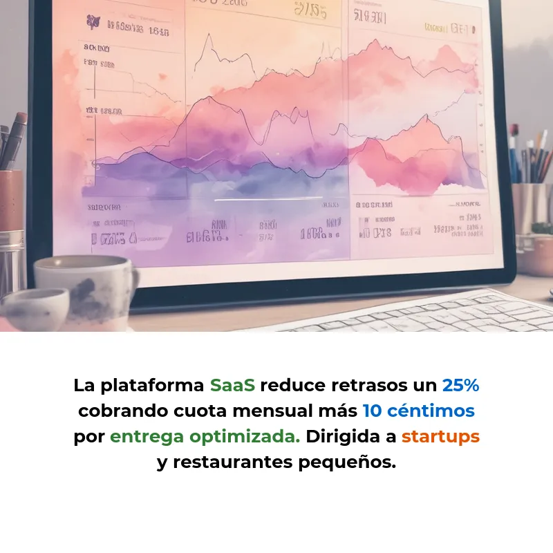 Idea SaaS: Agentes IA que optimizan rutas de delivery y reducen retrasos un 25% - Una plataforma que usa inteligencia artificial para encontrar las mejores rutas de entrega urbana, evitando atascos y prediciendo demanda - Carousel Image
