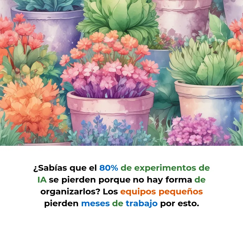 Idea SaaS: Una plataforma para que startups de IA organicen sus experimentos de machine learning automáticamente - Software que ayuda a equipos pequeños a gestionar y comparar modelos de IA sin perder tiempo en tareas manuales - Carousel Image