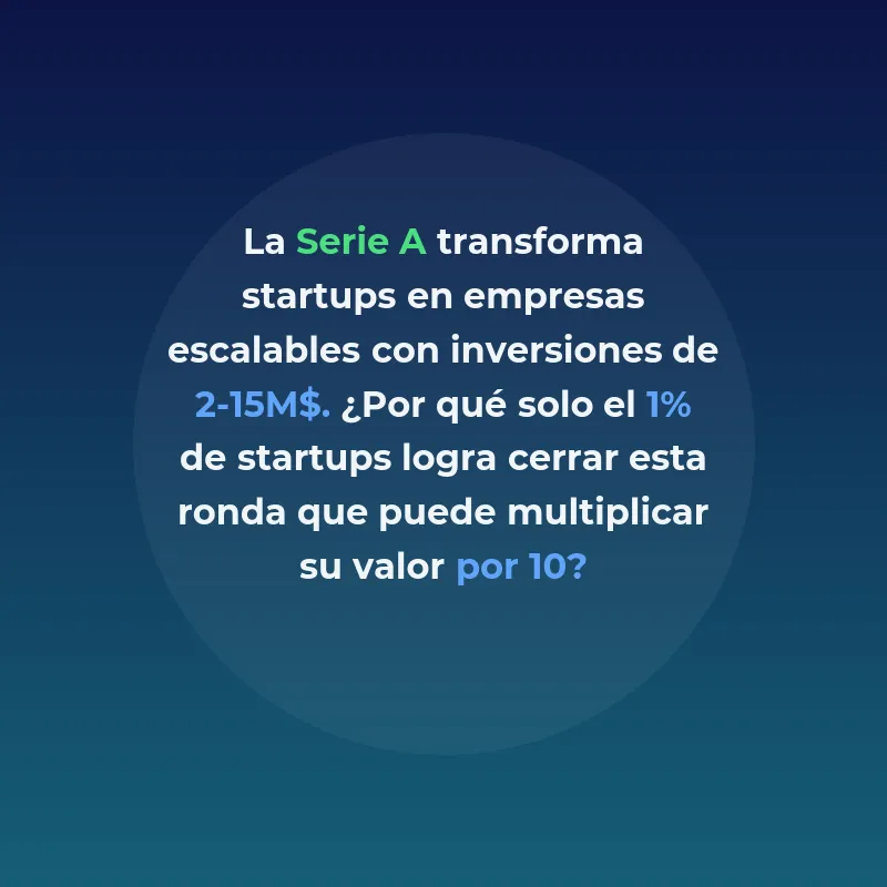 Serie A: La ronda de financiación que transforma startups en empresas escalables - Todo lo que necesitas saber sobre la primera gran inversión institucional - Carousel Image