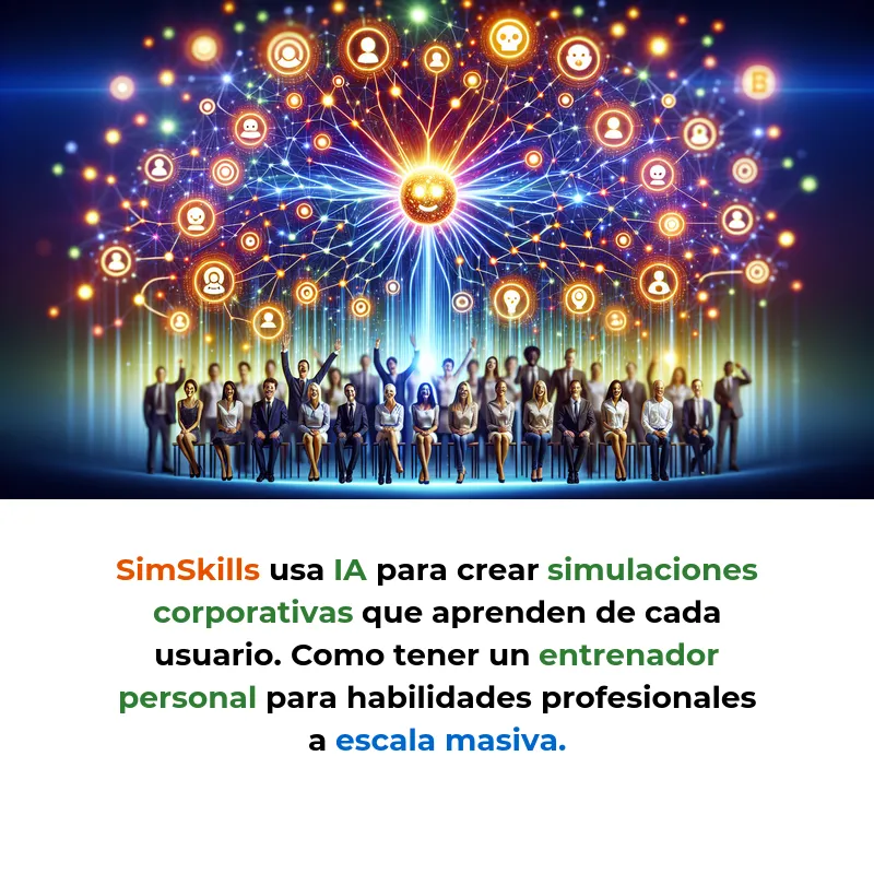 SimSkills: Simulaciones con IA que Entrenan a Miles como si Fueran Uno - La startup española que usa inteligencia artificial para crear capacitaciones corporativas adaptativas y escalables - Carousel Image