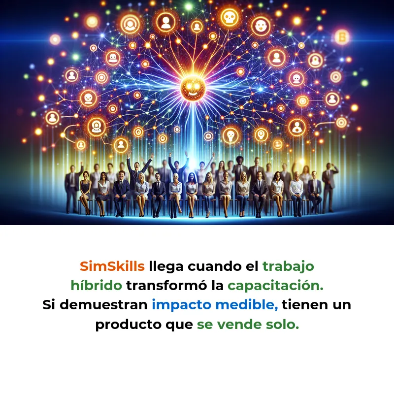 SimSkills: Simulaciones con IA que Entrenan a Miles como si Fueran Uno - La startup española que usa inteligencia artificial para crear capacitaciones corporativas adaptativas y escalables - Carousel Image