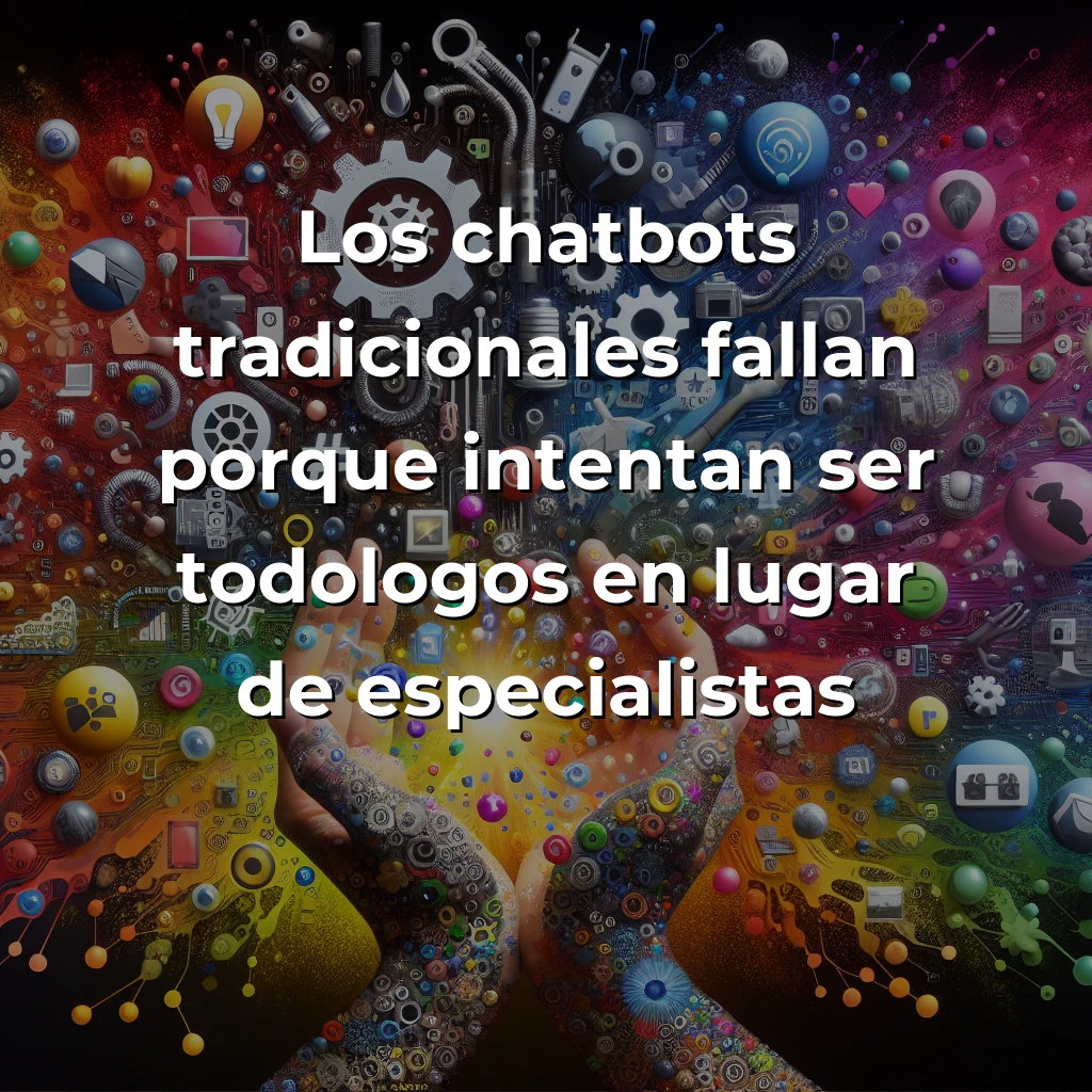 Idea de AI Agent: Sistema Multi-Agente que Automatiza el Soporte Técnico (Análisis de Founder) – Carousel Image