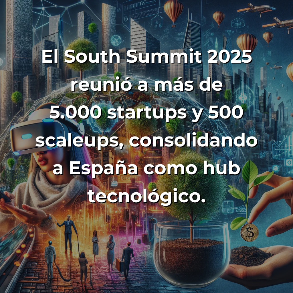 Startup News 2025-06-21: South Summit confirma madurez del ecosistema español, DESKi cierra 6M$, DiDi invierte 160M$ en Argentina y Corea lidera taxis voladores - El ecosistema emprendedor español supera los 100.000M€ de valoración mientras startups europeas de fusión nuclear atraen inversiones millonarias - Carousel Image