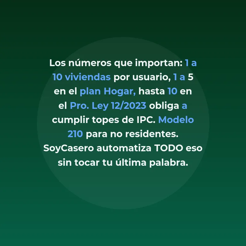 SoyCasero: la app madrileña para gestionar tus alquileres - Aplicación web para propietarios particulares que organiza el papeleo del alquiler de larga duración - Carousel Image