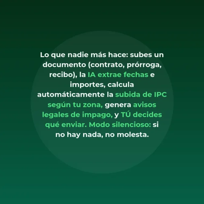 SoyCasero: la app madrileña para gestionar tus alquileres - Aplicación web para propietarios particulares que organiza el papeleo del alquiler de larga duración - Carousel Image