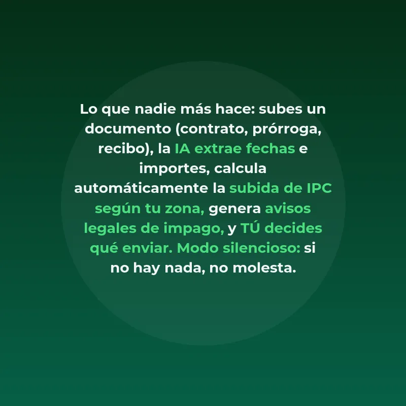 SoyCasero: la app madrileña para gestionar tus alquileres - Aplicación web para propietarios particulares que organiza el papeleo del alquiler de larga duración - Carousel Image
