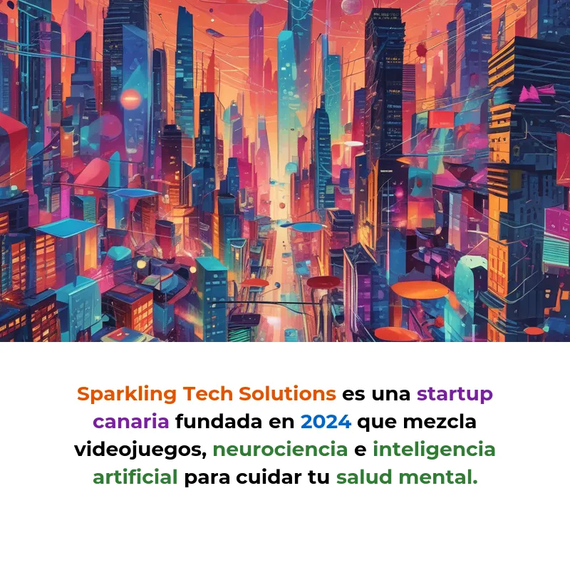 Sparkling Tech Solutions: Videojuegos que detectan tu estrés y adaptan la dificultad en tiempo real - Una startup canaria mezcla neurociencia, IA y realidad virtual para crear juegos que cuidan tu salud mental mientras juegas - Carousel Image