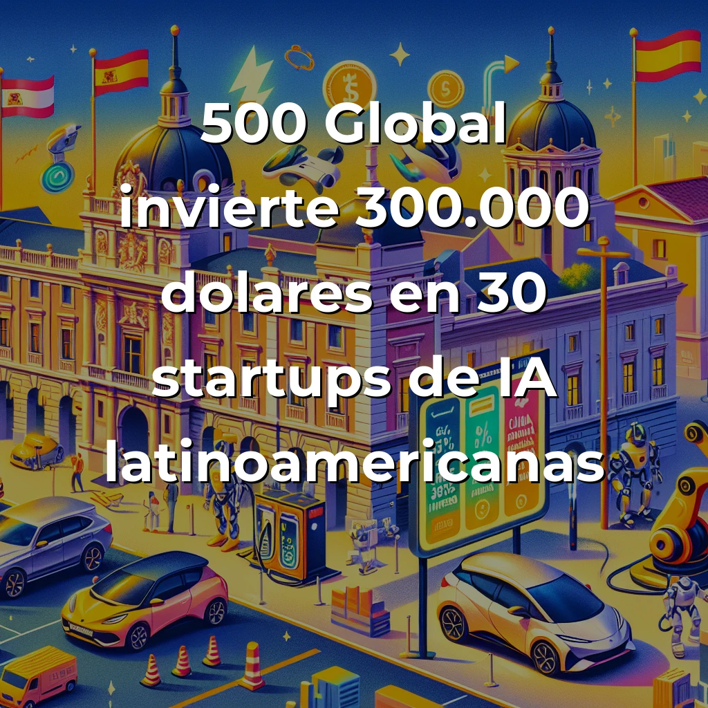 Startup News 06/09/2025: España crece 35% inversión, Zenobē 325M€, 500 Global busca IA en Latam - Ecosistema español supera 1.779M€, Europa lidera movilidad eléctrica y China domina robótica avanzada - Carousel Image