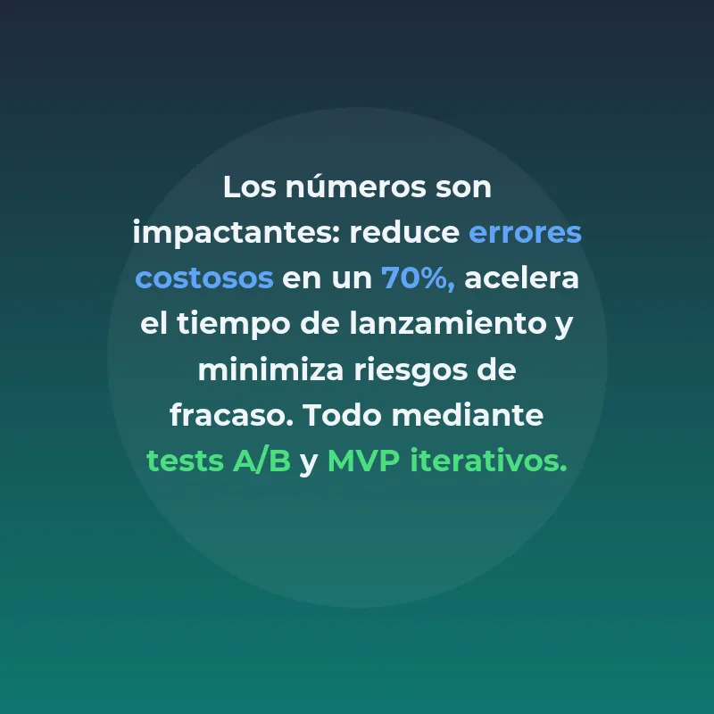Experimentación Rápida: La Metodología que Acelera el Éxito de las Startups - Cómo validar ideas y productos sin grandes riesgos mediante pruebas ágiles y datos reales - Carousel Image