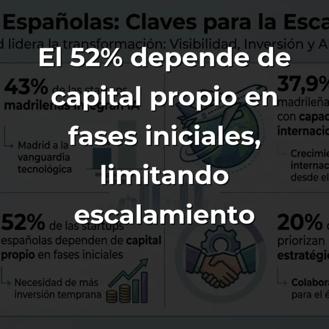 Madrid lidera el ecosistema startup español: visibilidad, inversión y alianzas como claves de escalabilidad internacional - El Mapa del Emprendimiento 2025 revela las prioridades estratégicas de un ecosistema maduro que prioriza expansión sobre supervivencia, con Madrid concentrando el 43% de startups que integran IA. - Carousel Image