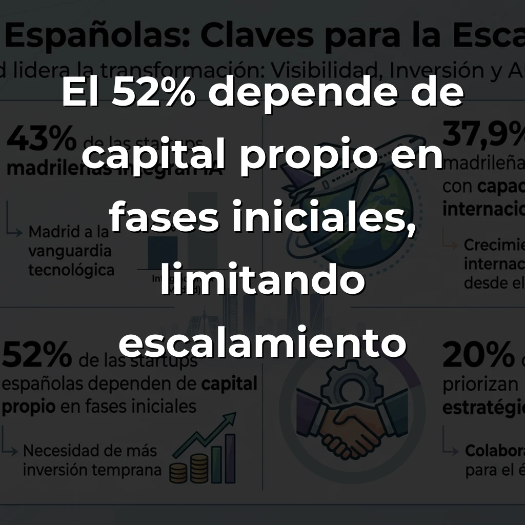 Madrid lidera el ecosistema startup español: visibilidad, inversión y alianzas como claves de escalabilidad internacional - El Mapa del Emprendimiento 2025 revela las prioridades estratégicas de un ecosistema maduro que prioriza expansión sobre supervivencia, con Madrid concentrando el 43% de startups que integran IA. - Carousel Image