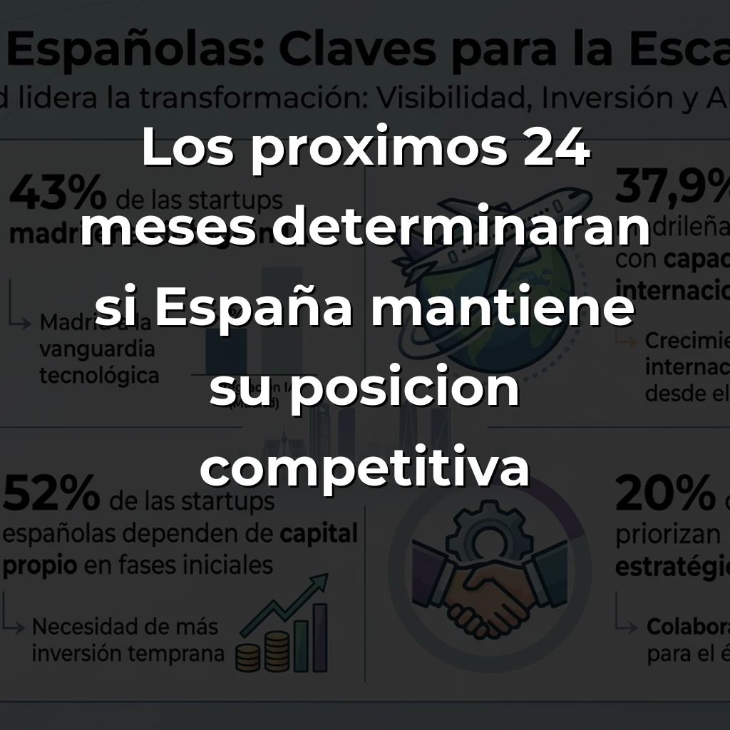 Madrid lidera el ecosistema startup español: visibilidad, inversión y alianzas como claves de escalabilidad internacional - El Mapa del Emprendimiento 2025 revela las prioridades estratégicas de un ecosistema maduro que prioriza expansión sobre supervivencia, con Madrid concentrando el 43% de startups que integran IA. - Carousel Image