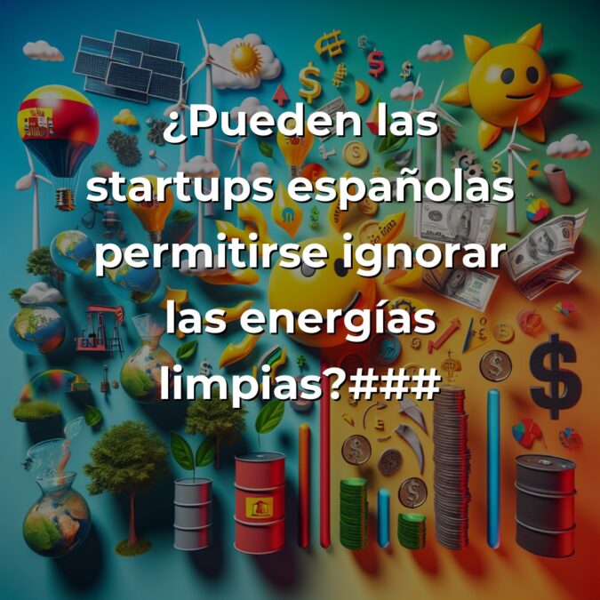 La trampa de la energía limpia: por qué las startups españolas necesitan un enfoque selectivo en 2025 - Entre la supervivencia financiera y la presión verde: análisis del falso dilema que enfrentan los emprendedores españoles - Carousel Image