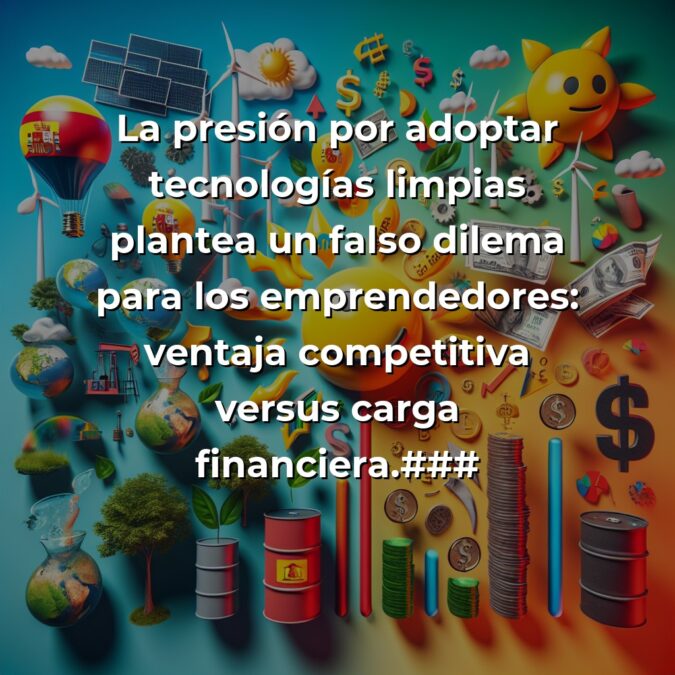 La trampa de la energía limpia: por qué las startups españolas necesitan un enfoque selectivo en 2025 - Entre la supervivencia financiera y la presión verde: análisis del falso dilema que enfrentan los emprendedores españoles - Carousel Image