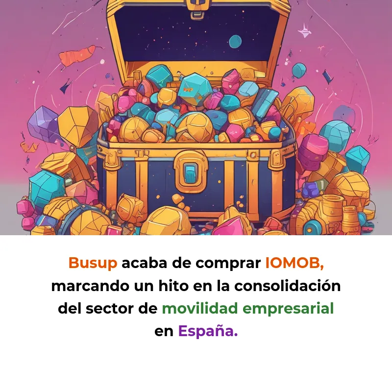 Startup News 27 Enero: Busup adquiere IOMOB - Movimiento estratégico en movilidad corporativa española - Carousel Image