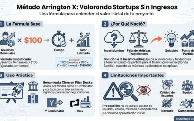 Método Arrington X: Cómo valorar startups sin ingresos