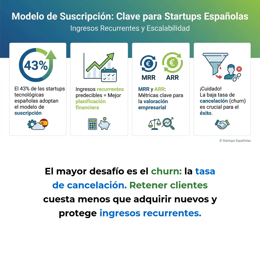 Subscription Model: Ingresos Recurrentes y Escalabilidad en Startups - Cómo el modelo de suscripción genera ingresos predecibles y facilita el crecimiento escalable - Carousel Image