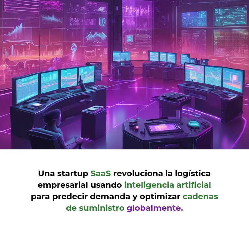 Idea SaaS: Planificación Inteligente de Cadena de Suministro con IA - Una plataforma que usa inteligencia artificial para optimizar la logística empresarial - Carousel Image