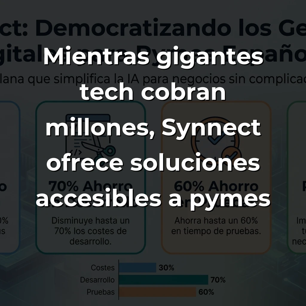 Synnect: La startup sevillana que democratiza los gemelos digitales para pymes españolas sin complicaciones técnicas - Mientras gigantes tech venden soluciones millonarias a corporaciones, esta startup andaluza lleva IA y gemelos digitales accesibles a empresas medianas con presupuestos reales. - Carousel Image