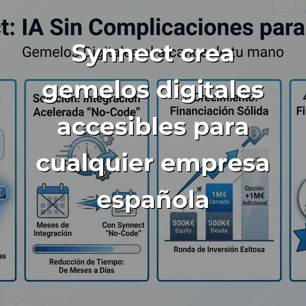 Synnect: La startup que democratiza la IA para pymes españolas con gemelos digitales sin complicaciones - La inteligencia artificial accesible que está transformando empresas tradicionales en 2025 - Carousel Image