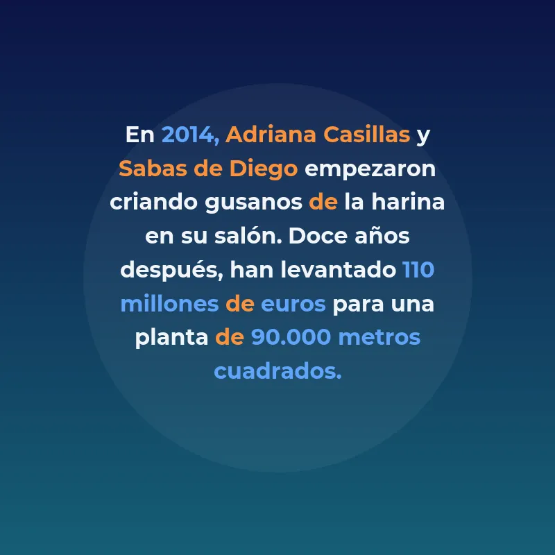 Tebrio: La startup que construye la granja de insectos más - De criar gusanos en casa a una planta de 110 millones de euros que producirá 100.000 toneladas anuales de proteínas, biofertilizantes y quitosano - Carousel Image