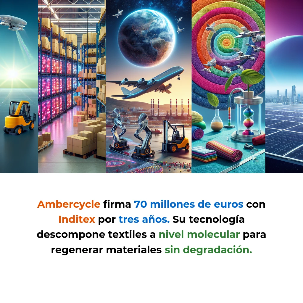 Tech y IA News 01/01/2026: Automatización Logística + Aeroespacial Sostenible + Economía Circular Textil - - - Carousel Image