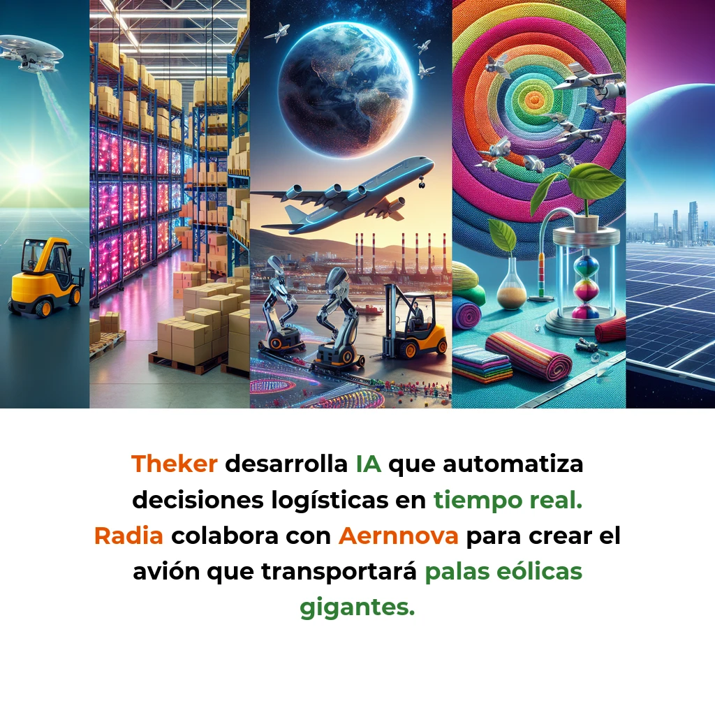 Tech y IA News 01/01/2026: Automatización Logística + Aeroespacial Sostenible + Economía Circular Textil - - - Carousel Image