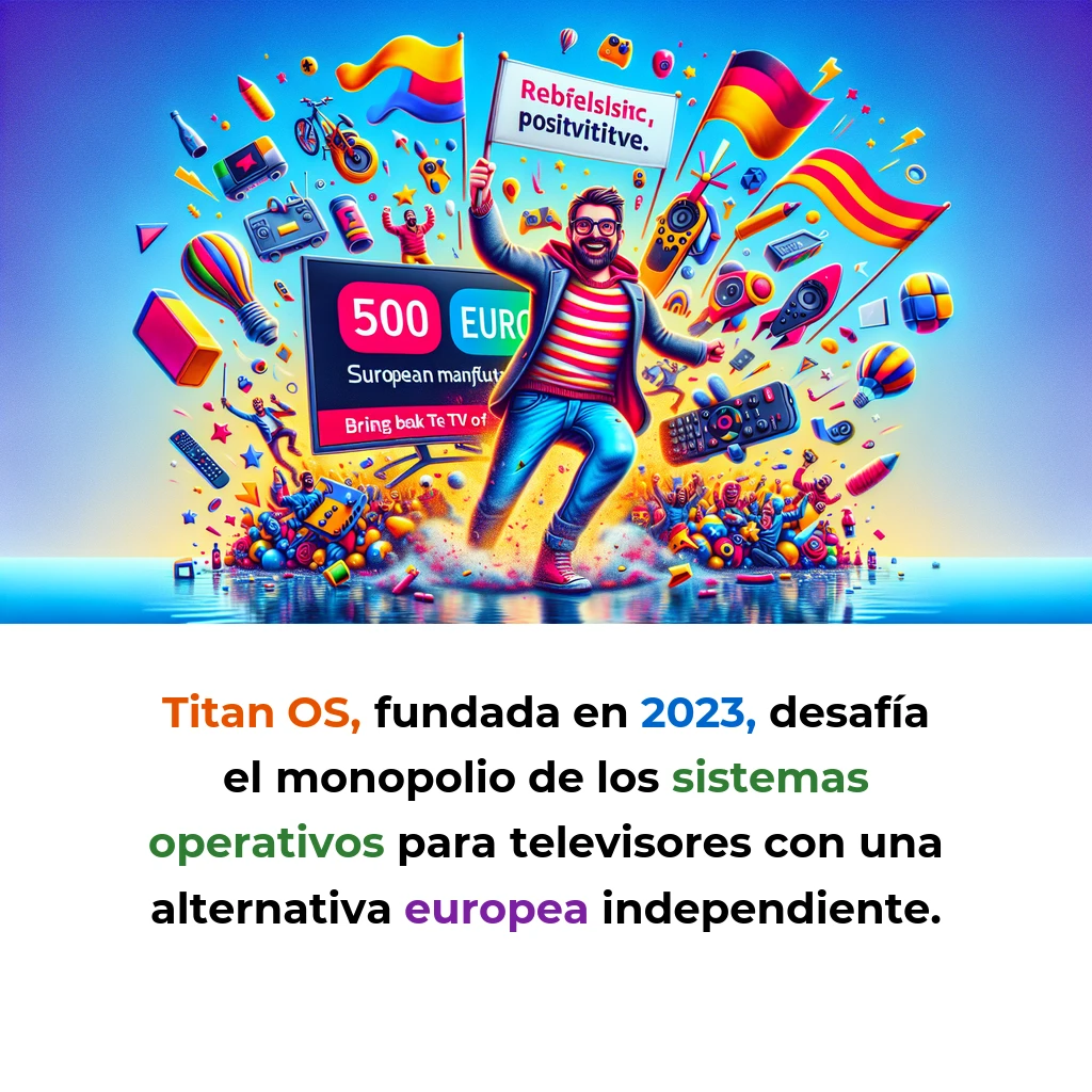 Titan OS: La Startup Barcelonesa que Desafía a Google y Amazon en el Mercado de Smart TV - Con 50 millones de euros recién levantados y 18 millones de usuarios, esta startup española quiere devolver el control de los televisores inteligentes a los fabricantes europeos - Carousel Image