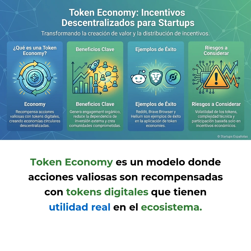 Token Economy: Sistemas de Incentivos Descentralizados para Startups - Cómo diseñar economías de tokens que alineen intereses y generen valor sostenible - Carousel Image