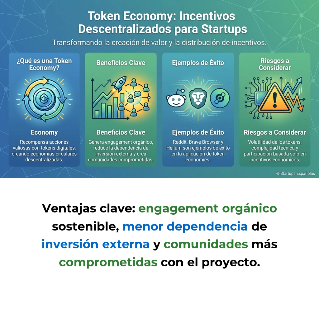 Token Economy: Sistemas de Incentivos Descentralizados para Startups - Cómo diseñar economías de tokens que alineen intereses y generen valor sostenible - Carousel Image