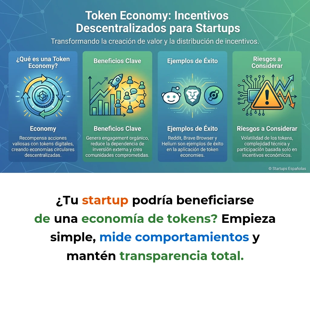 Token Economy: Sistemas de Incentivos Descentralizados para Startups - Cómo diseñar economías de tokens que alineen intereses y generen valor sostenible - Carousel Image