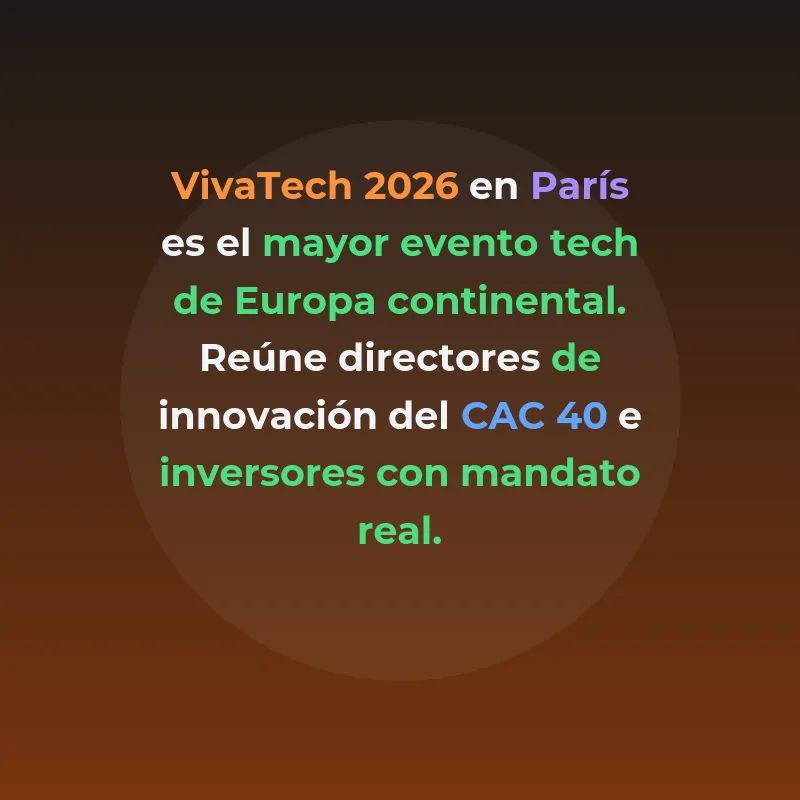 Top 5 Eventos Tech Europeos para Startups Españolas 2026 - Ranking cualitativo de los congresos donde se cierran rondas, se generan partnerships y se testean tendencias — y cuál elegir según tu fase - Carousel Image