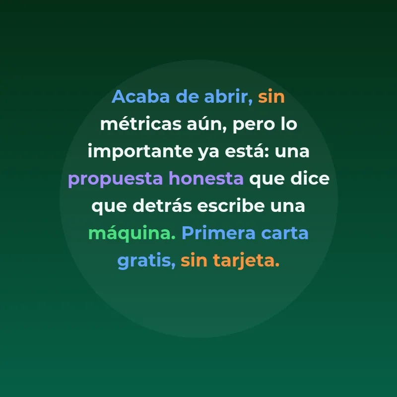 Una carta a la semana, escrita por IA, que tarda a propósito en responder - Cartas de Ánimo: un servicio de IA que deliberadamente retrasa sus respuestas hasta el día siguiente - Carousel Image