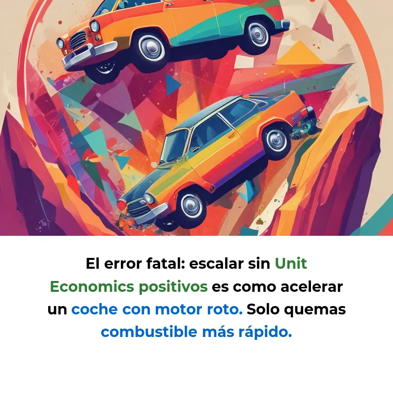 Unit Economics: La aritmética que decide si tu startup sobrevive o fracasa - Cómo medir si cada cliente te hace ganar o perder dinero antes de escalar - Carousel Image