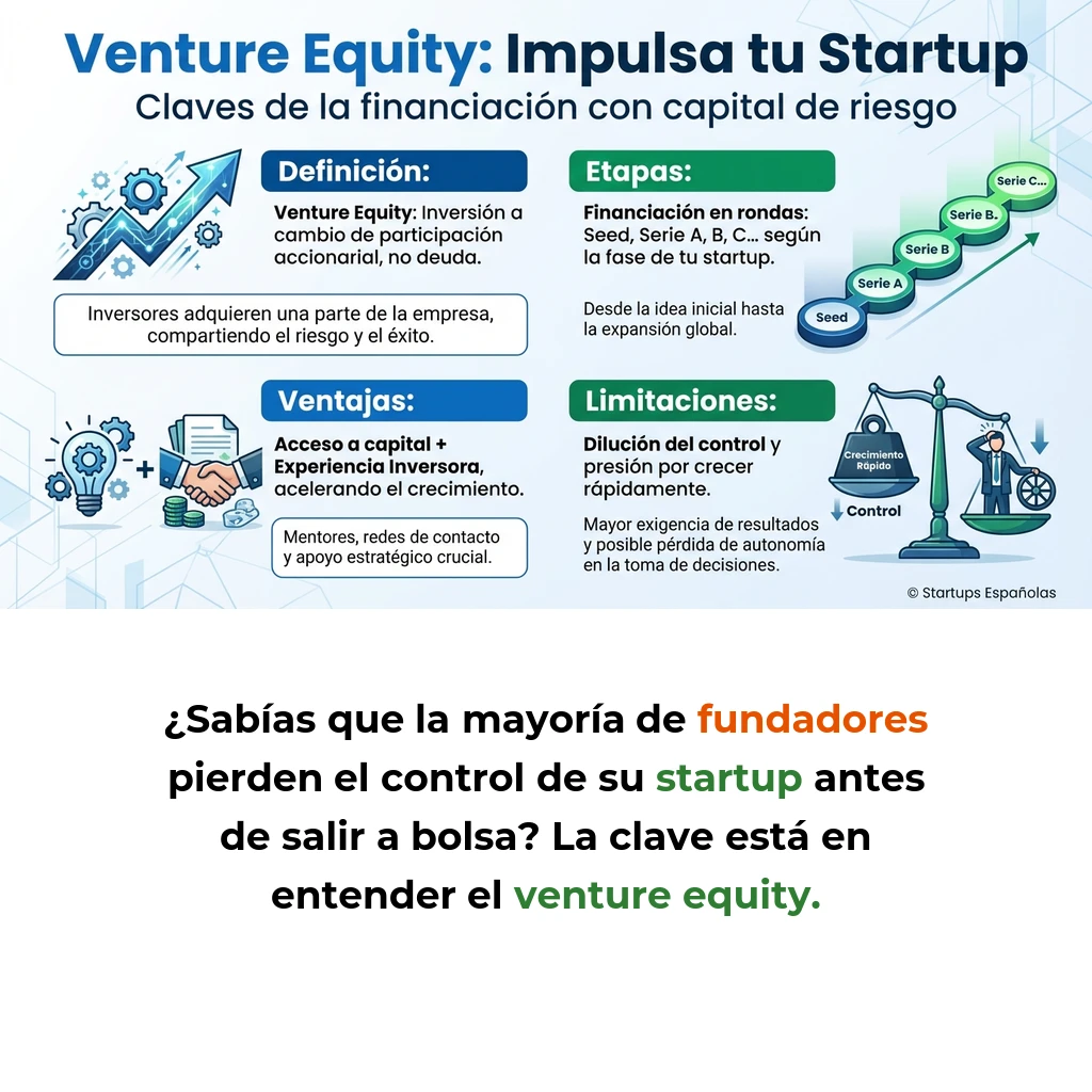 Venture Equity: Cómo Funciona la Distribución de Participaciones en Startups - Guía completa sobre el capital de riesgo y la estructura accionarial en el ecosistema startup - Carousel Image