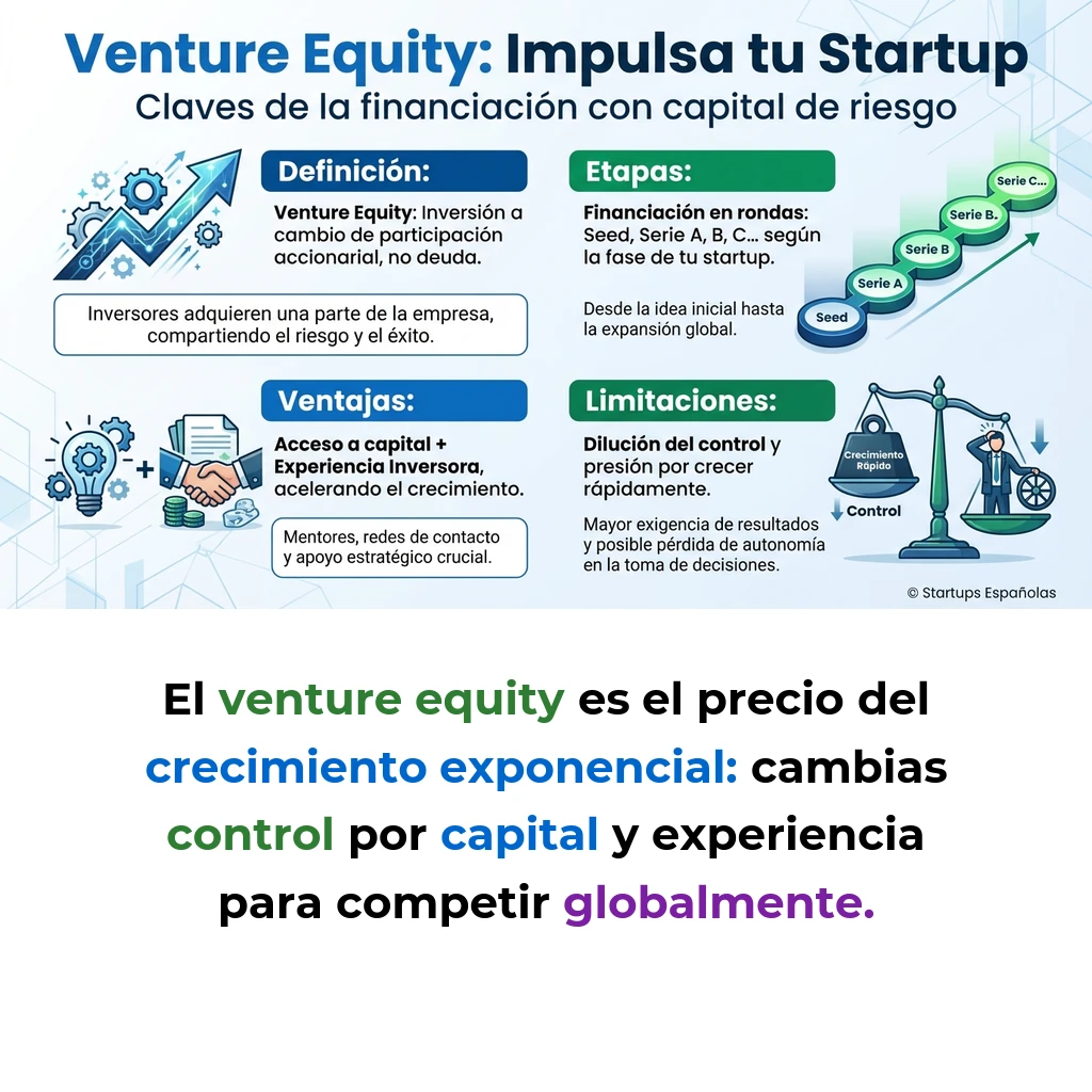 Venture Equity: Cómo Funciona la Distribución de Participaciones en Startups - Guía completa sobre el capital de riesgo y la estructura accionarial en el ecosistema startup - Carousel Image