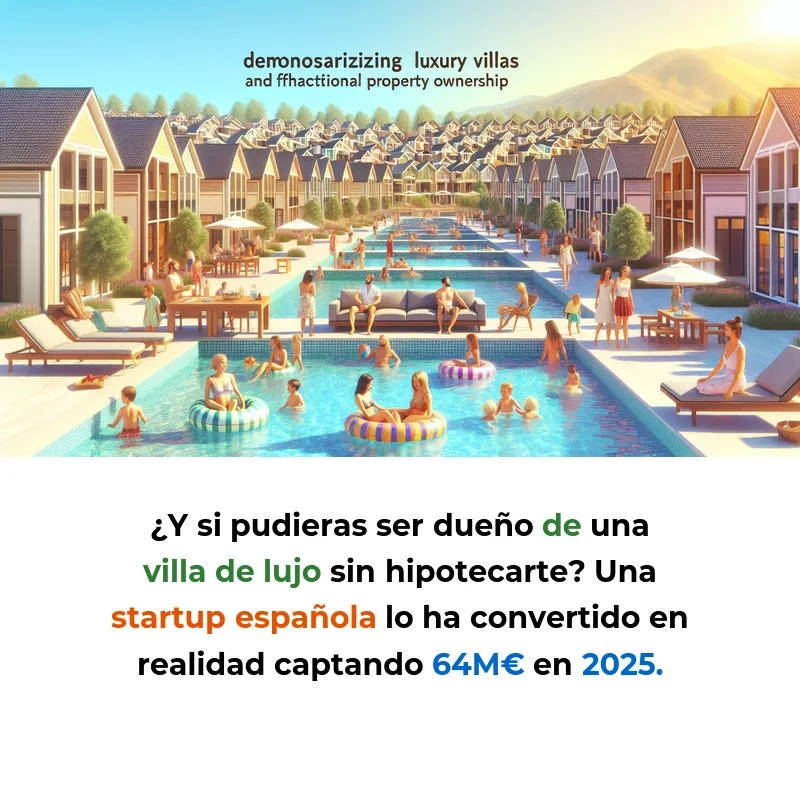 VIVLA: La startup que democratiza las villas de lujo con 64M€ y copropiedad inteligente - Cómo esta proptech española está redefiniendo la segunda residencia con un modelo de copropiedad fraccionada que ya suma 400 familias y 100M€ en activos - Carousel Image
