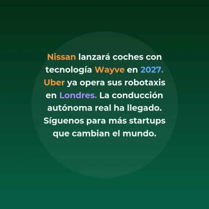 Wayve: Conducción autónoma sin mapas mediante inteligencia artificial - La startup británica que ha captado 3.000 millones de dólares para enseñar a los coches a conducir como humanos - Carousel Image