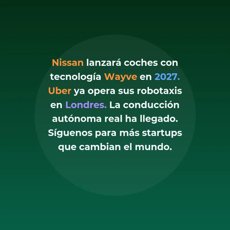 Wayve: Conducción autónoma sin mapas mediante inteligencia artificial - La startup británica que ha captado 3.000 millones de dólares para enseñar a los coches a conducir como humanos - Carousel Image