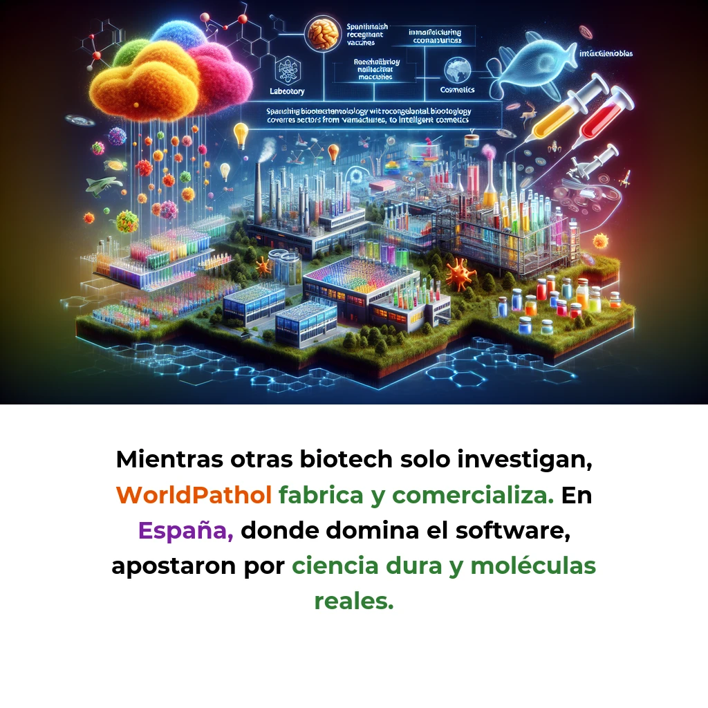 WorldPathol Global United: Biotecnología recombinante española con laboratorio propio y tres brazos operativos - De vacunas veterinarias a cosmética inteligente: cómo un holding biotecnológico español está construyendo un ecosistema completo de I+D, manufactura y comercialización - Carousel Image